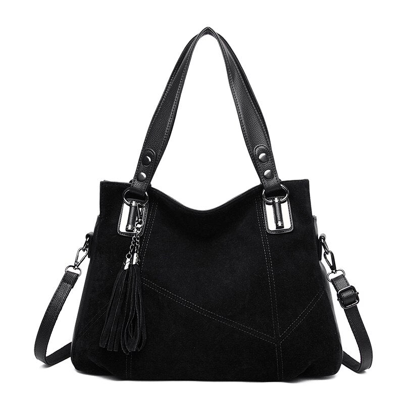 Bolso de ante suave