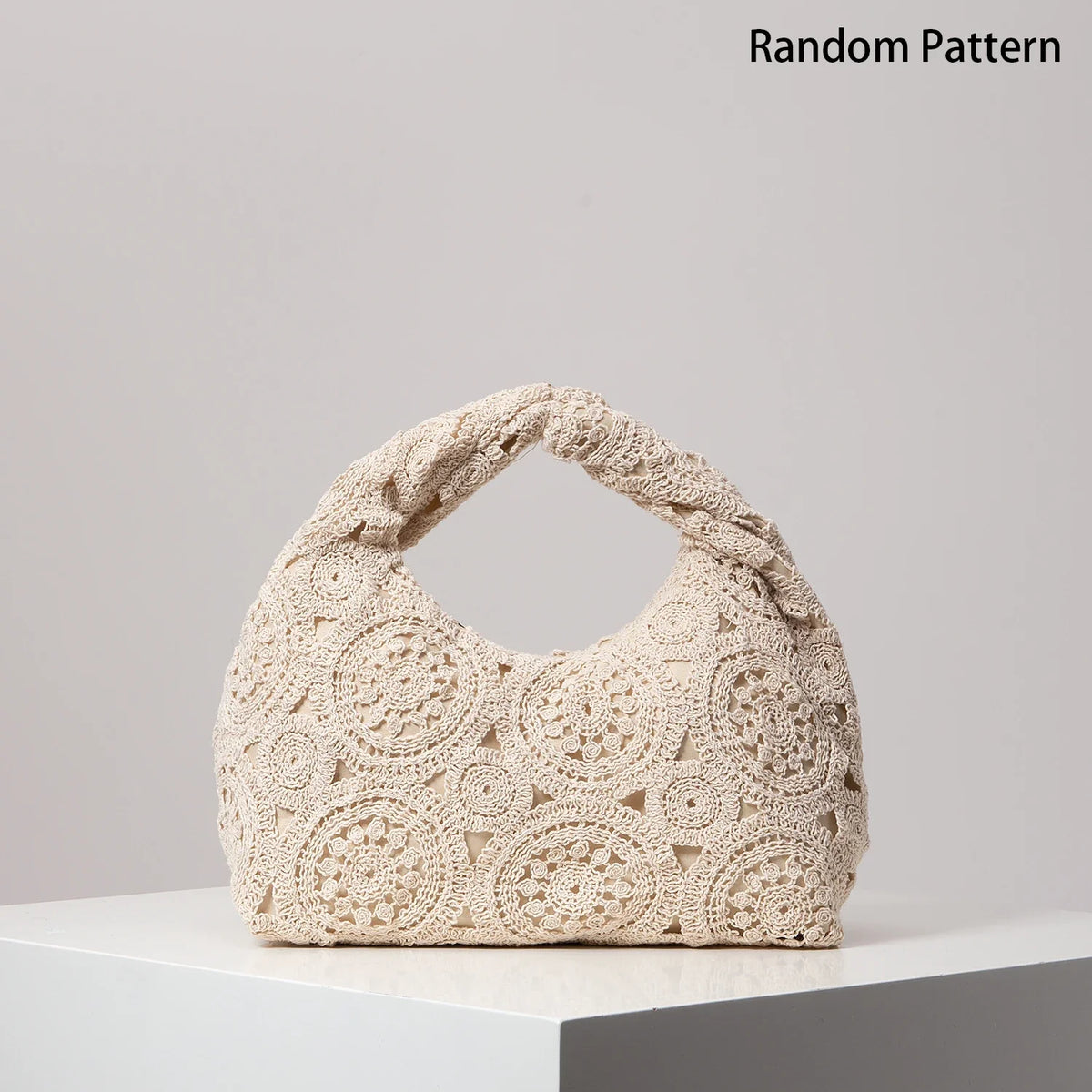 Bolso de mano tejido