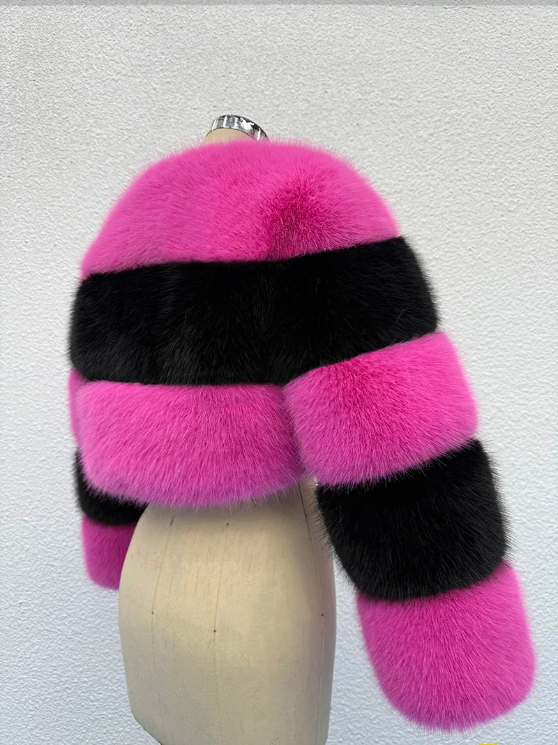 Chaqueta de piel mullida Vellora