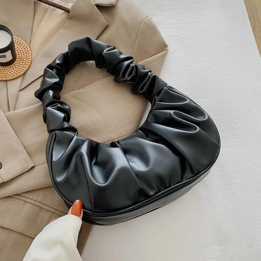 Bolso de mano plisado Marla