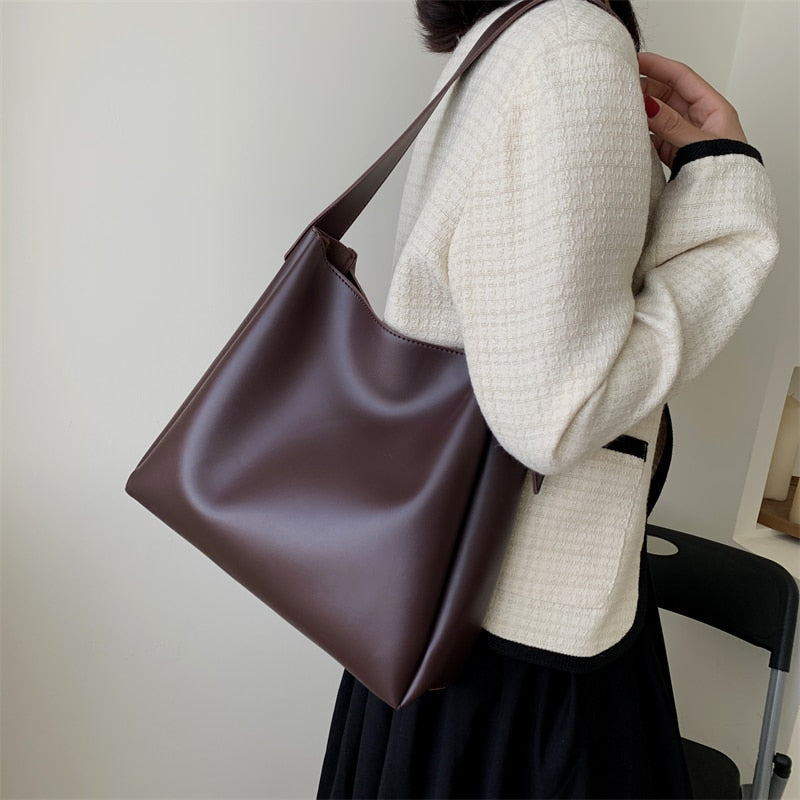 Bolso de mano de cuero Polina
