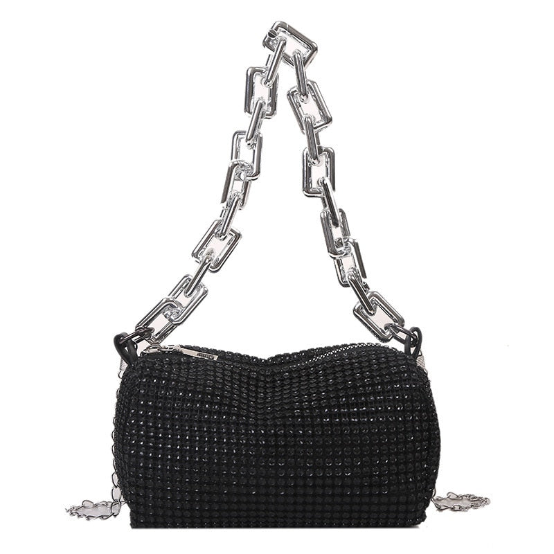 Bolso Sandler con pedrería