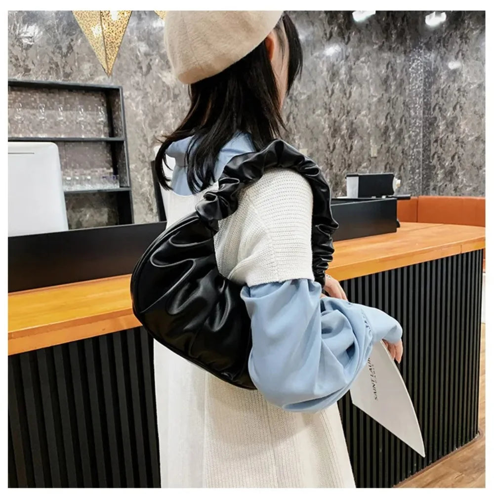 Bolso de mano plisado Marla