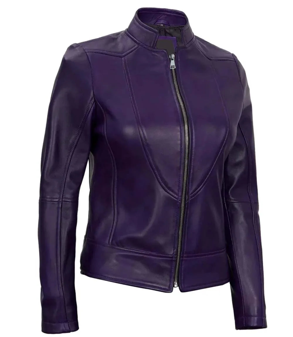 Chaqueta de cuero entallada Valencia