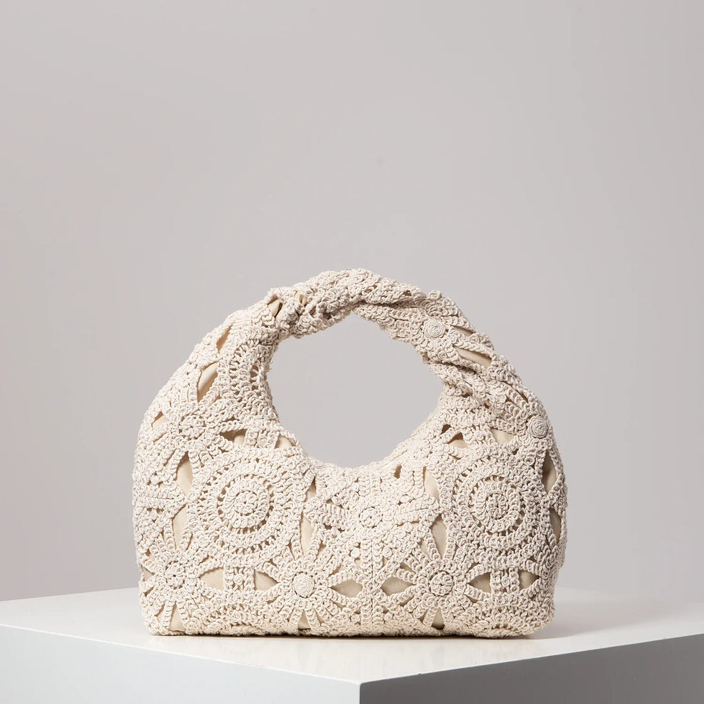 Bolso de mano tejido