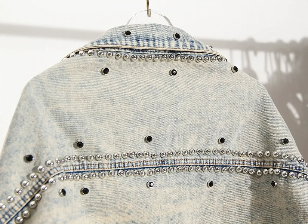 Chaqueta vaquera corta de estilo coreano