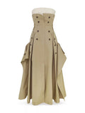 Vestido sin tirantes Sofia
