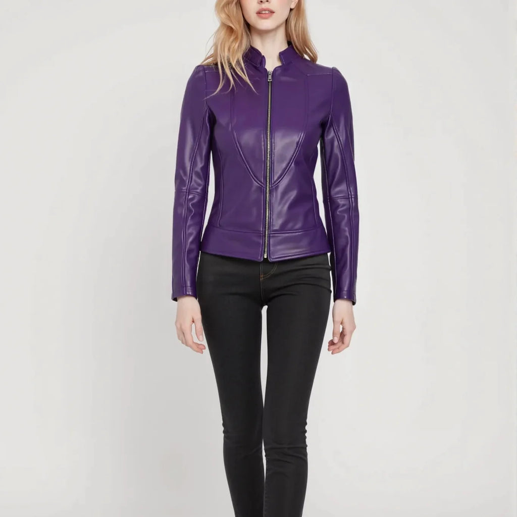 Chaqueta de cuero entallada Valencia