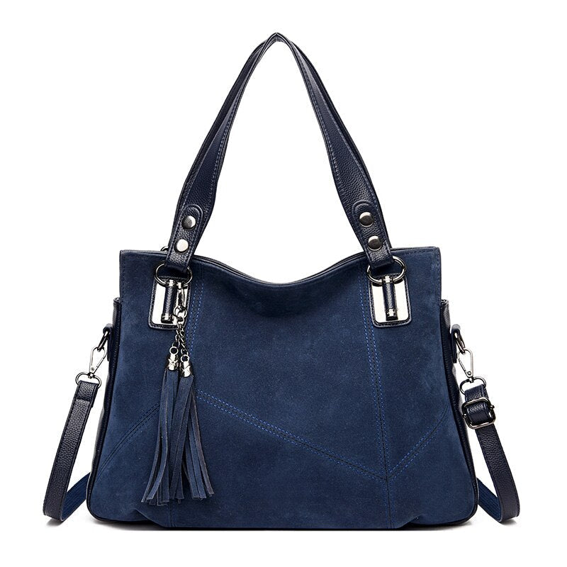 Bolso de ante suave