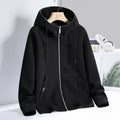 Sudadera cómoda con cremallera total