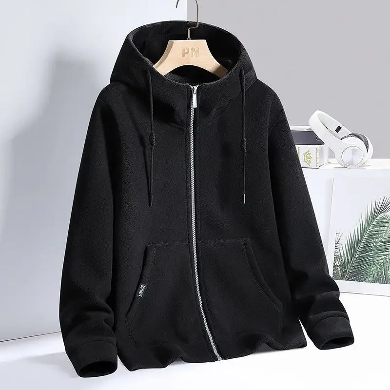 Sudadera cómoda con cremallera total