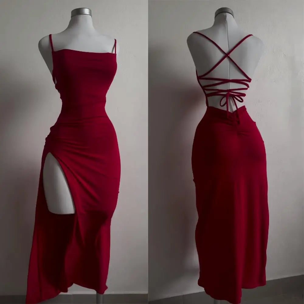 Vestido mini ajustado de cuello halter para mujer