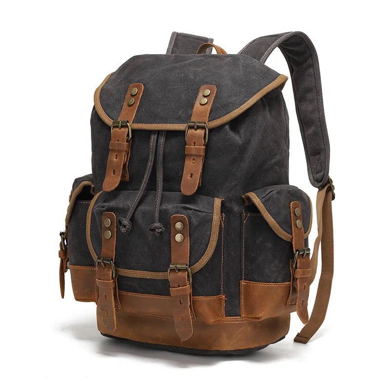 Mochila Everest de lona encerada