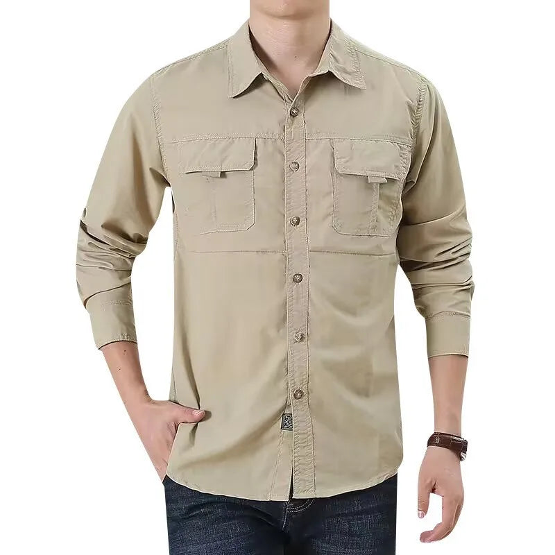 Camisa táctica abotonada Theodore