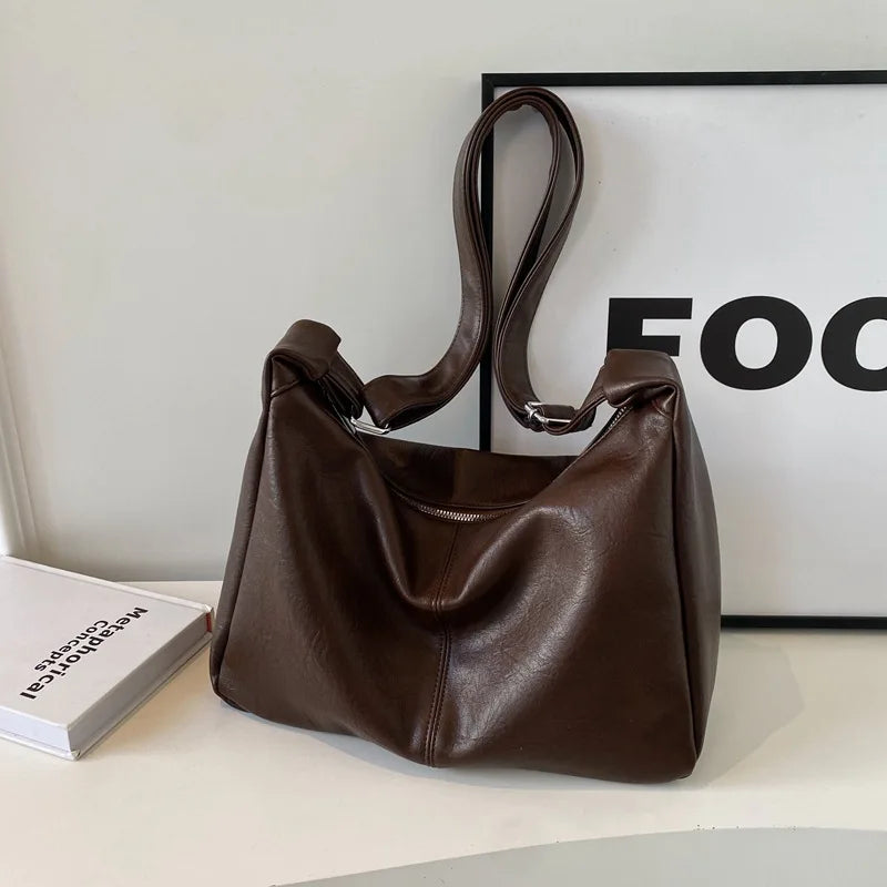Bolso tote de cuero vintage Elara