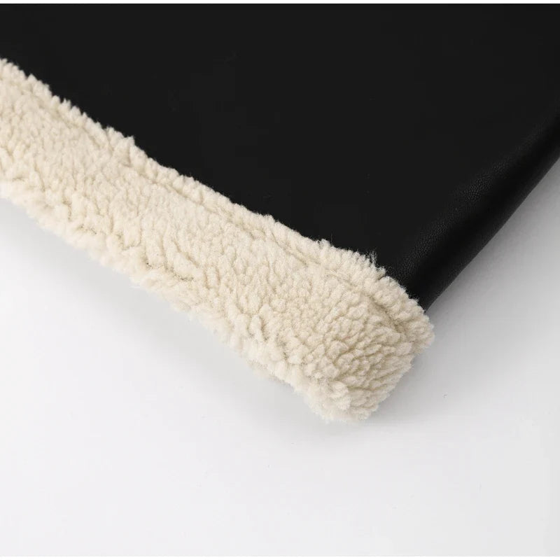 Chaqueta clásica de tejido laminado