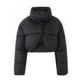 Chaqueta acolchada con cremallera y cuello alto