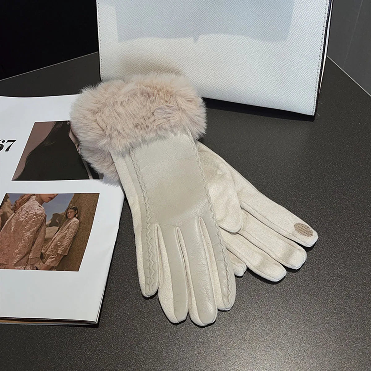 Guantes de cuero Ashley