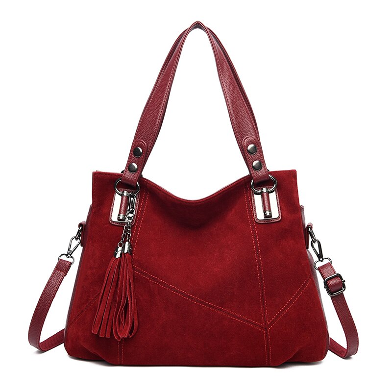 Bolso de ante suave