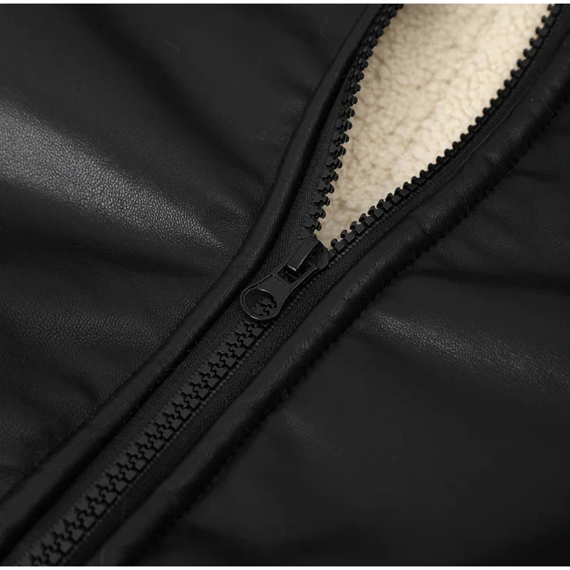 Chaqueta clásica de tejido laminado