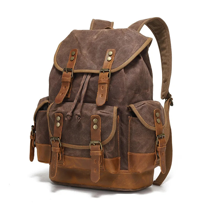Mochila Everest de lona encerada