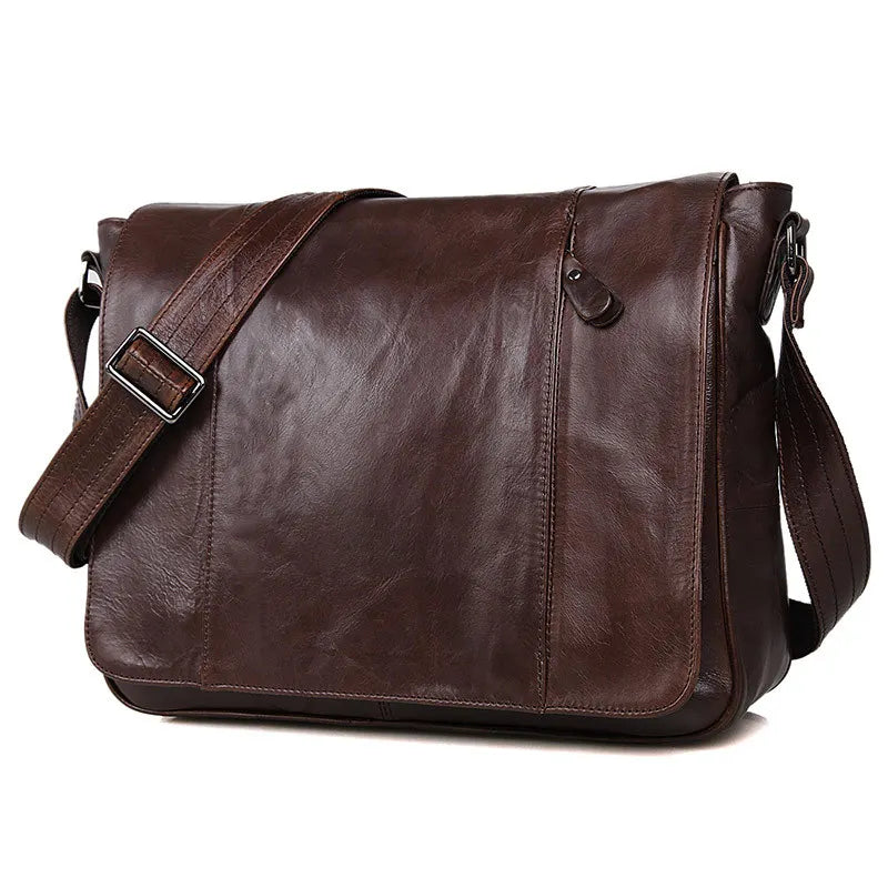 Bolso bandolera de cuero Leon