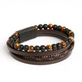 Pulsera multicapa de titanio