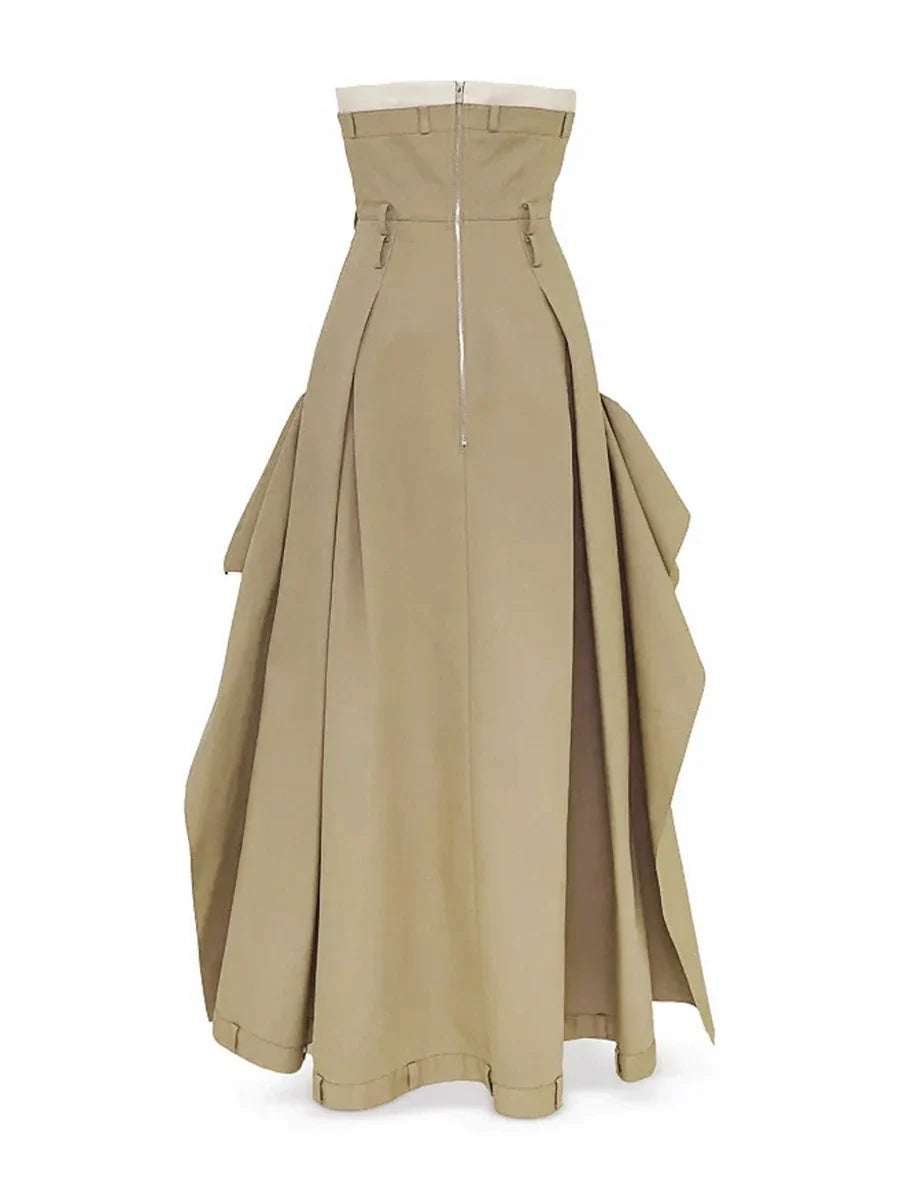 Vestido sin tirantes Sofia