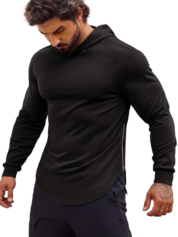 AXEL | SUDADERA DEPORTIVA CON CAPUCHA Y AJUSTE MUSCULAR