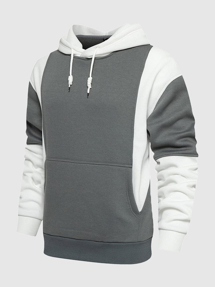 ASHER | SUDADERA CON CAPUCHA DE BLOQUES DE COLOR