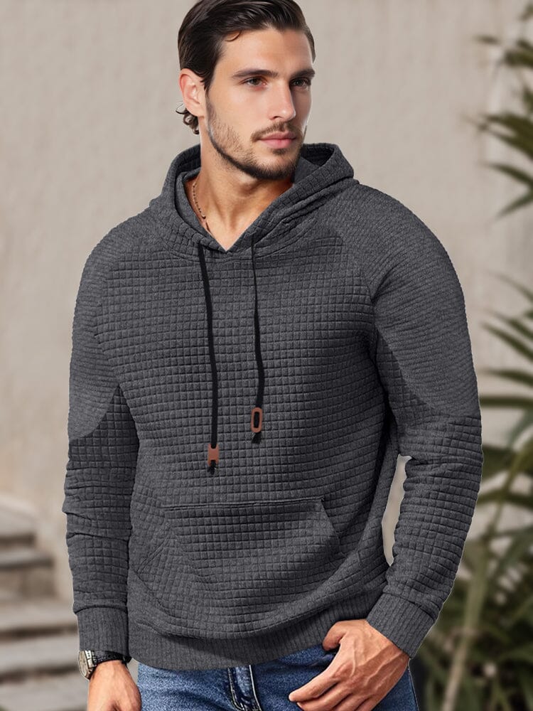 MAVERICK | SUDADERA CON CAPUCHA DE PUNTO GOFRADO