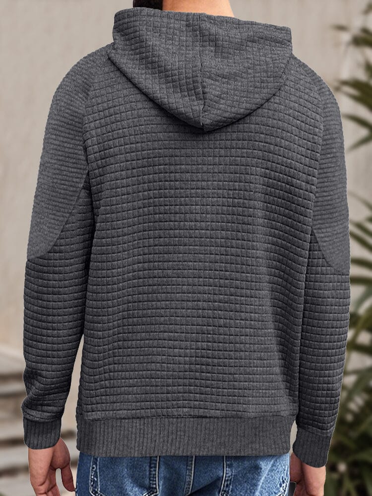MAVERICK | SUDADERA CON CAPUCHA DE PUNTO GOFRADO