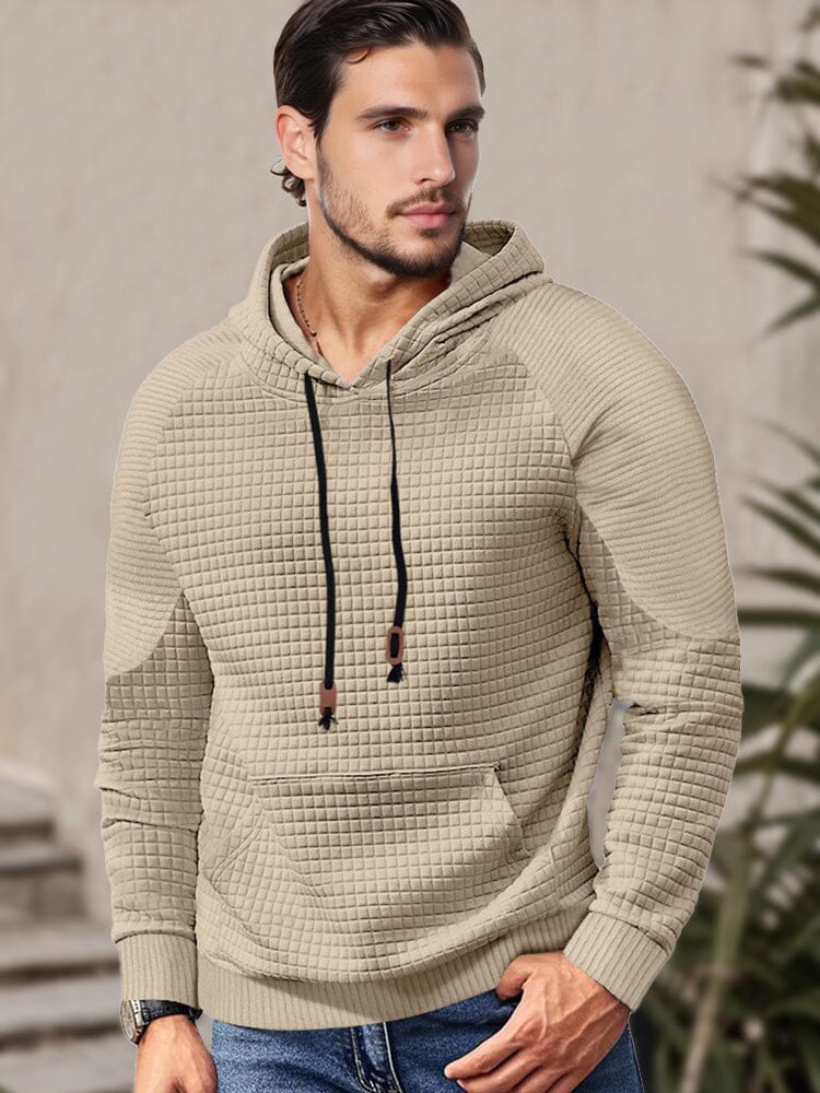 MAVERICK | SUDADERA CON CAPUCHA DE PUNTO GOFRADO