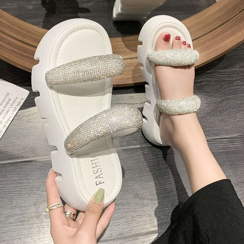 Sandalias de cristal Irina
