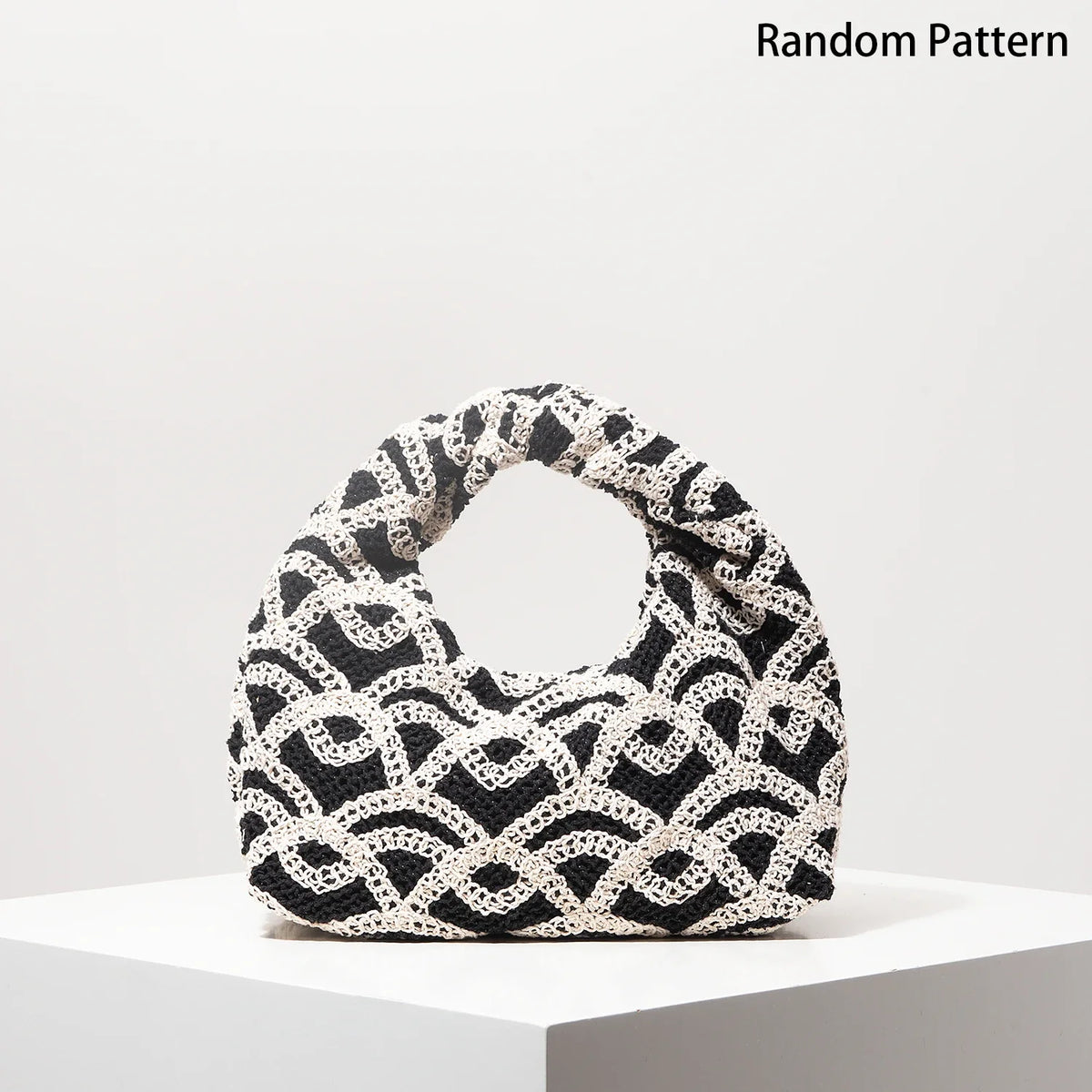 Bolso de mano tejido