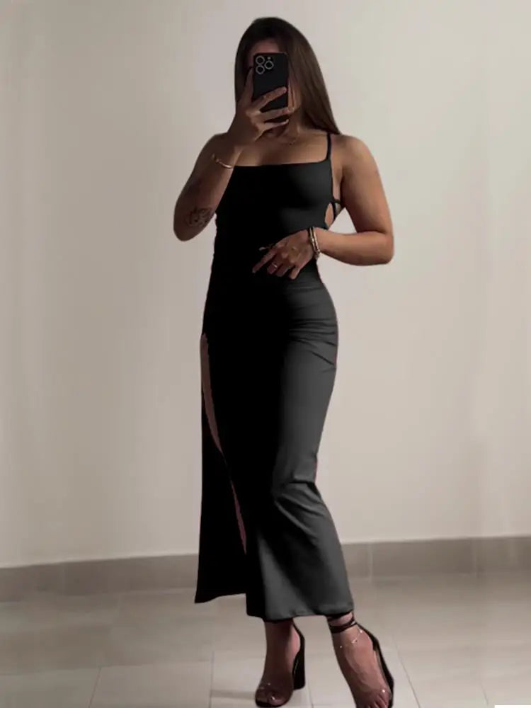 Vestido mini ajustado de cuello halter para mujer