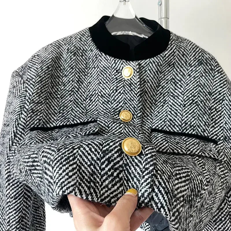 Chaqueta de tweed francesa