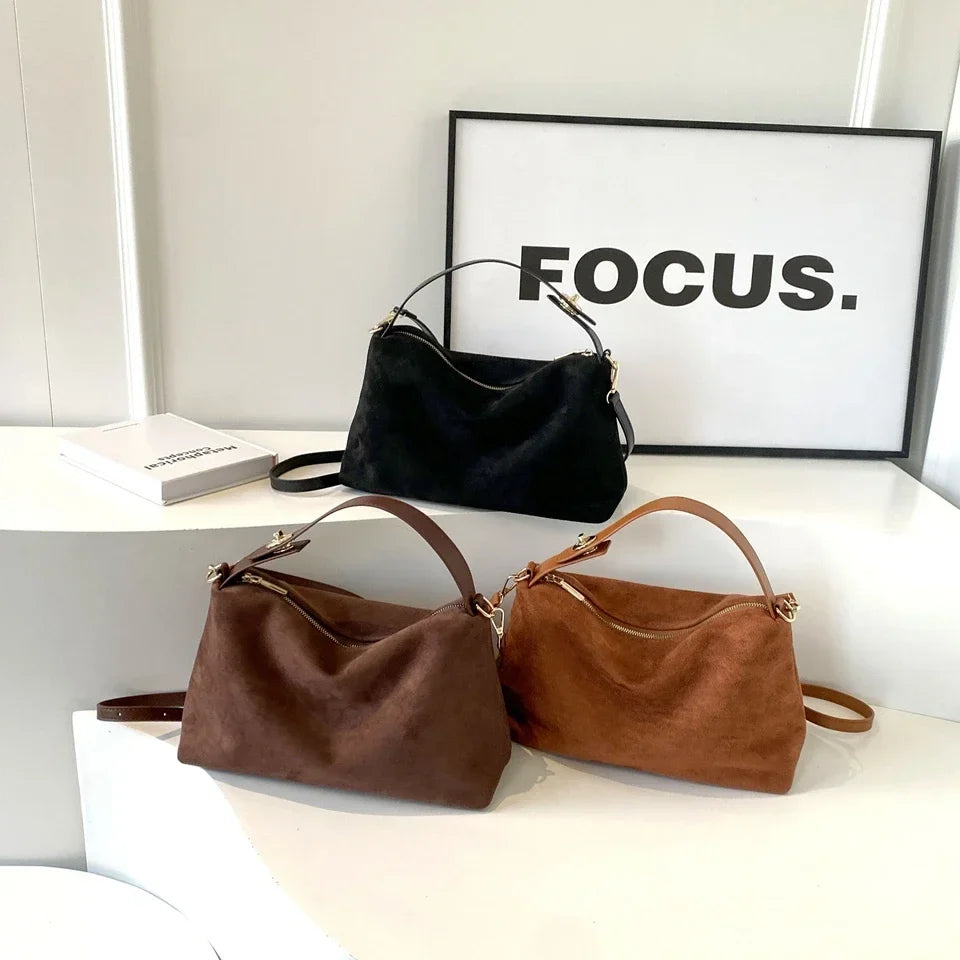Bolso retro texturizado