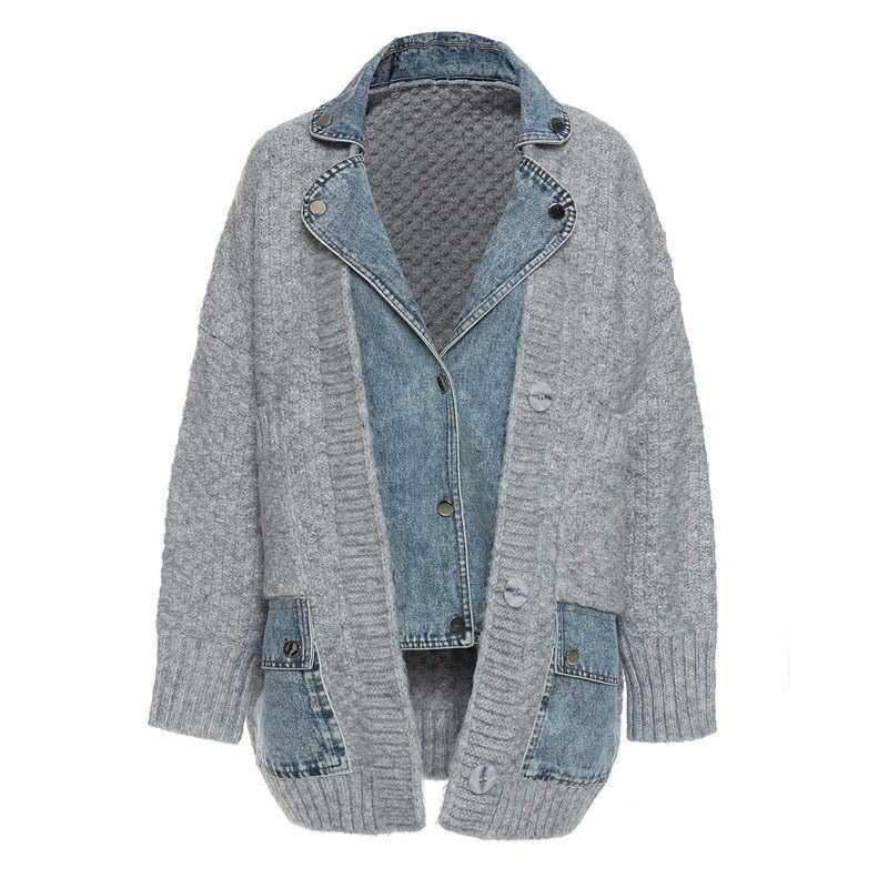 Chaqueta vaquera de punto