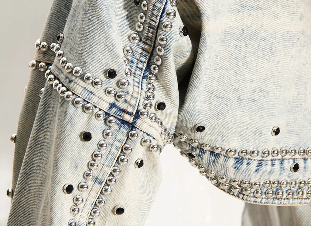 Chaqueta vaquera corta de estilo coreano
