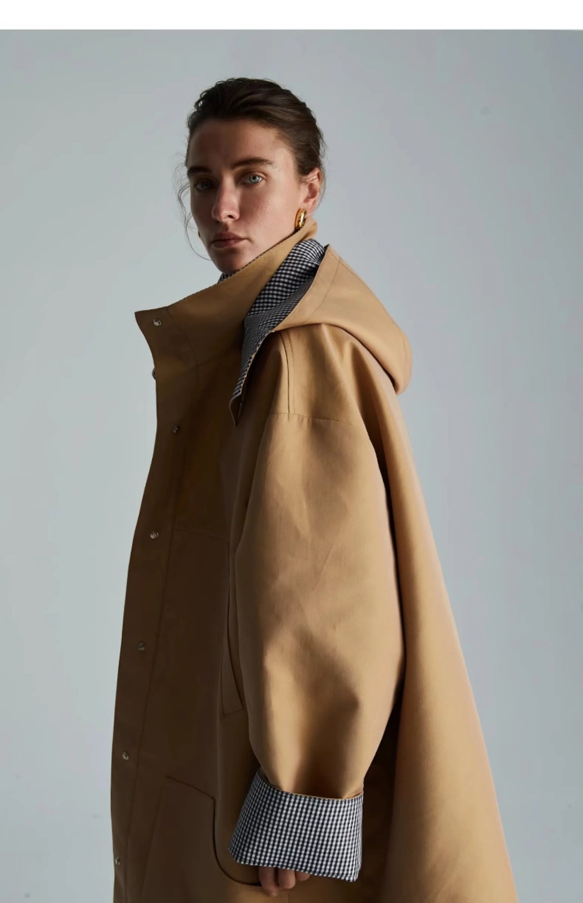 Gabardina de patchwork Savoy