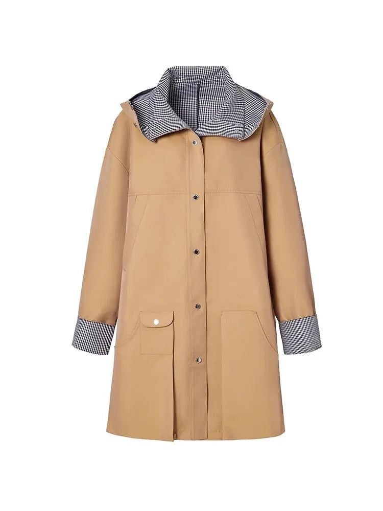 Gabardina de patchwork Savoy
