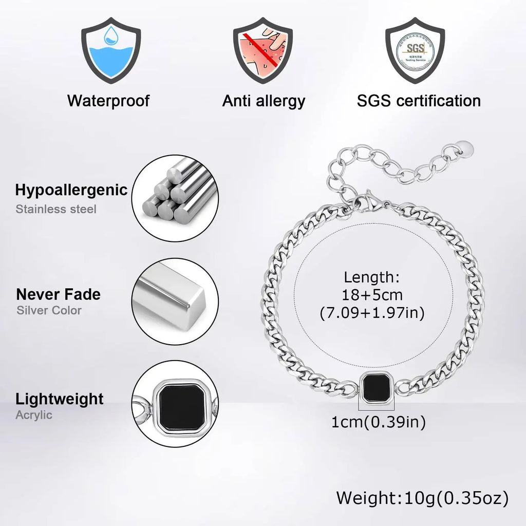 Pulsera de cadena Nero