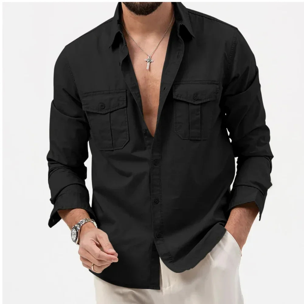 Camisa táctica abotonada Theodore