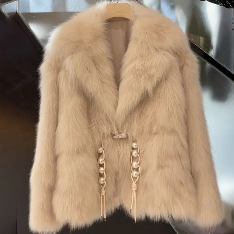 Chaqueta de piel sintética Marcelline