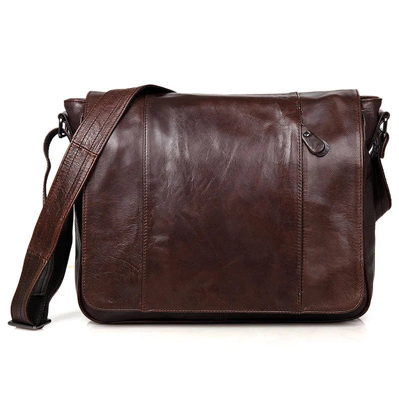Bolso bandolera de cuero Leon
