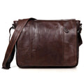 Bolso bandolera de cuero Leon