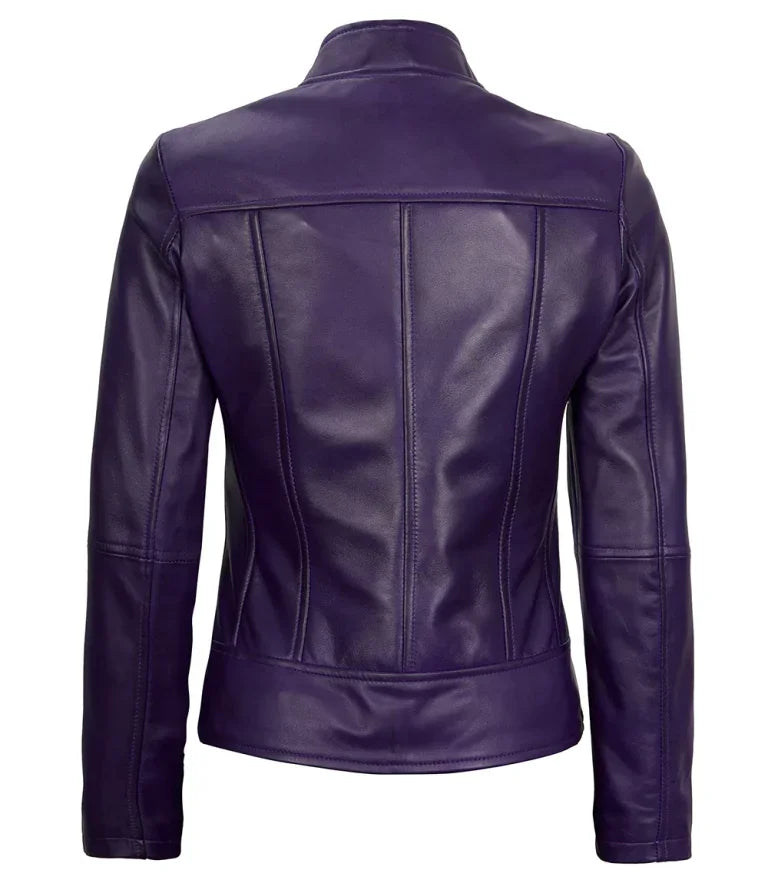 Chaqueta de cuero entallada Valencia