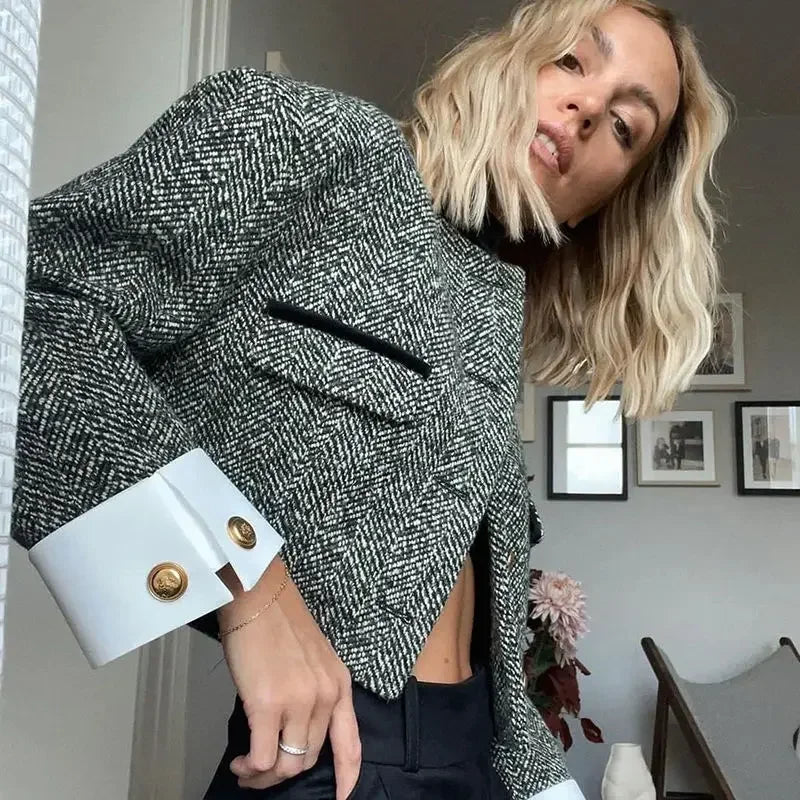 Chaqueta de tweed francesa