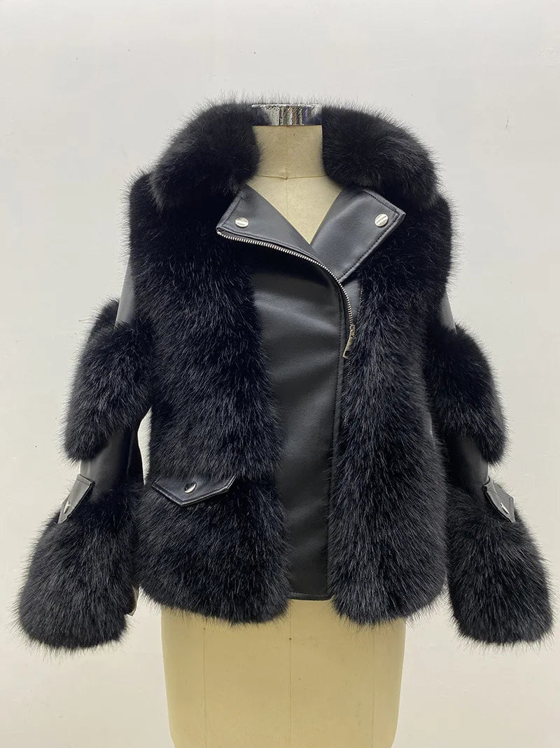 Chaqueta de piel sintética Maribel